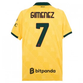 Virallinen pelipaita AC Milan Gimenez 7 Kolmas 2025-26 Lyhythihainen - Miesten